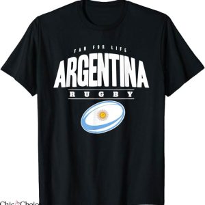 Argentina Rugby T-Shirt Fan For Life T-Shirt NFL