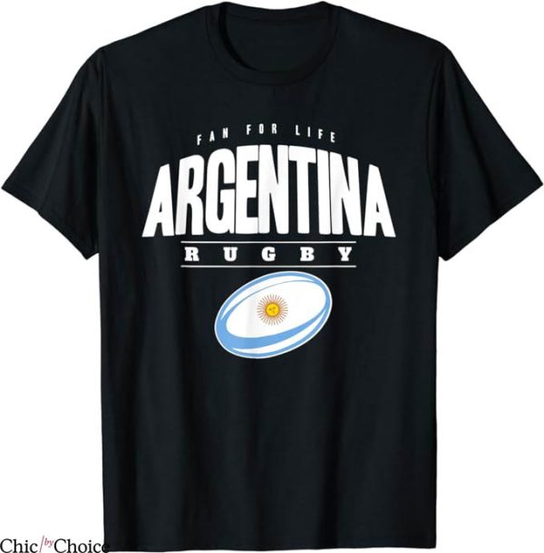 Argentina Rugby T-Shirt Fan For Life T-Shirt NFL
