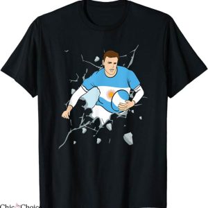 Argentina Rugby T-Shirt Kit Argentinian Supporter TShirt NFL