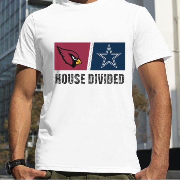 Arizona Cardinals vs Dallas Cowboys House Divided Shirt