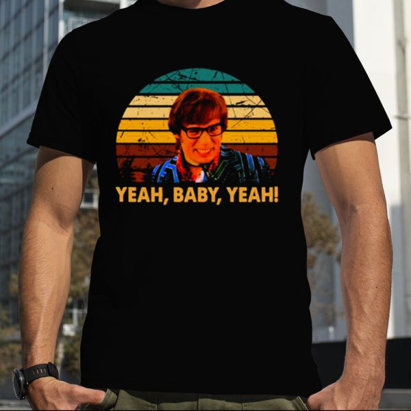 Austin Powers Character Painting Yeah Baby shirt