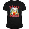 Australian Shepherd Santa Merry Woofmas Christmas shirt