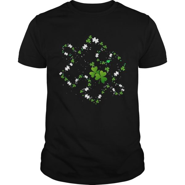 Autism Awareness Shamrock St Patricks Day shirt