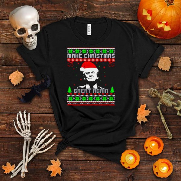 Awesome donald Trump make Christmas great again Christmas shirt