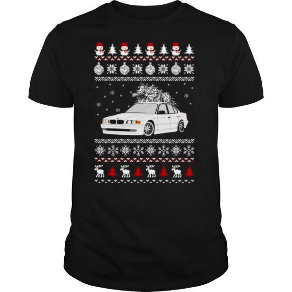 BMW E38 Ugly Christmas shirt