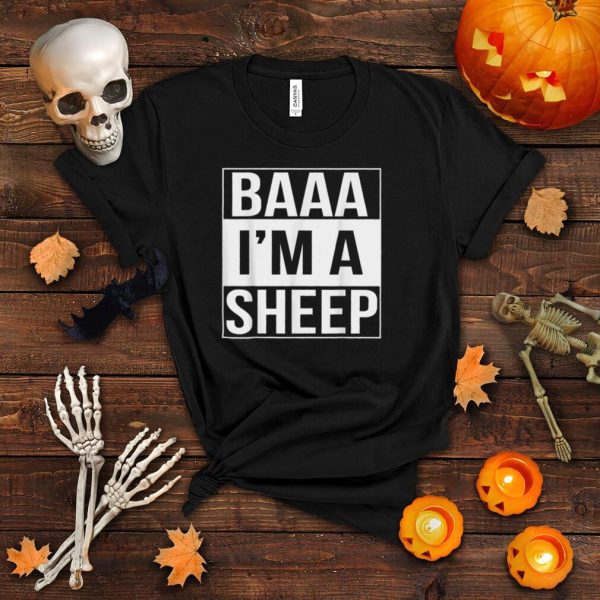 Baa I’m A Sheep T Shirt Christmas Halloween Costume T Shirt