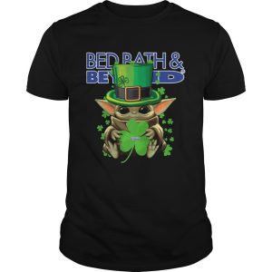 Baby Yoda Bed BathBeyond Shamrock StPatricks Day shirt