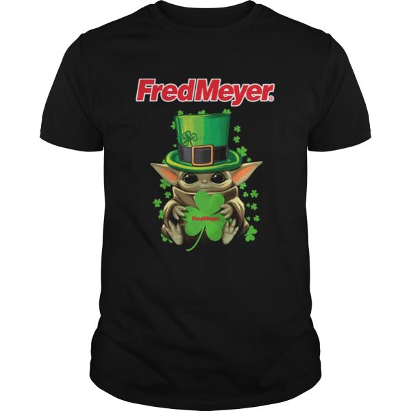 Baby Yoda Fred Meyer Shamrock StPatricks Day shirt