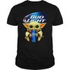 Baby Yoda Hug Bud Light Budweiser Star Wars Mandalorian shirt
