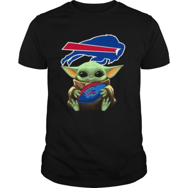 Baby Yoda Hug Buffalo Bills Football