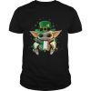 Baby Yoda Hug St Patricks Day shirt