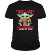 Baby Yoda I Don’t Care What Day It Is It’s Early I’m Grumpy I Want Coke shirt
