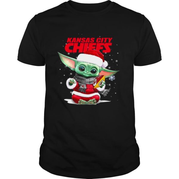 Baby Yoda Kansas City Chiefs Football Christmas shirt