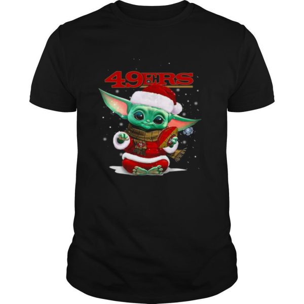 Baby Yoda San Francisco 49ers Football Christmas shirt