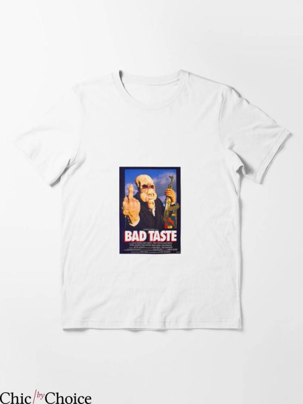 Bad Taste T-Shirt Aliens Sci-fi Horror Movie Vintage Poster