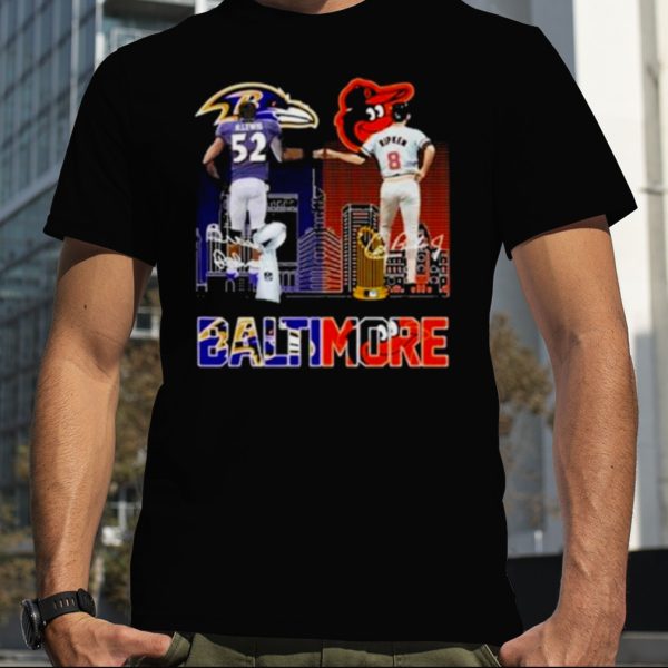 Baltimore Lewis Ravens And Ripken Orioles Shirt