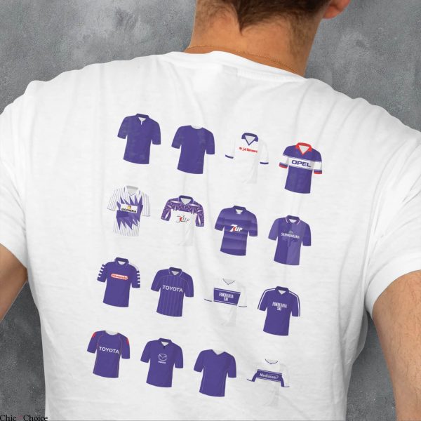 Banned Fiorentina T-Shirt Classic Kits Football Gift