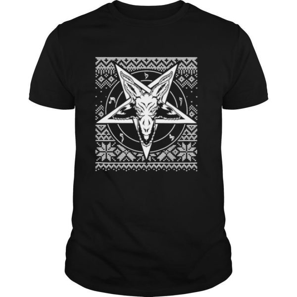 Baphomet Christmas Ugly Christmas shirt