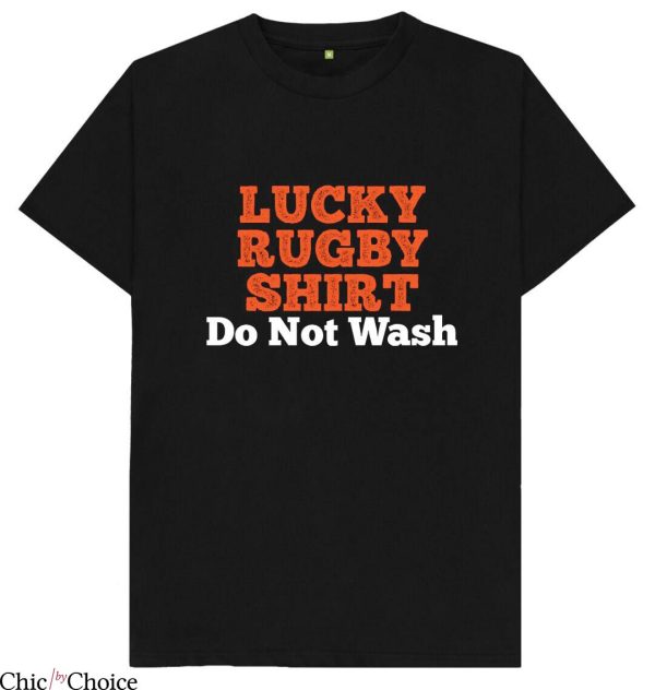Barbarians Rugby T-Shirt Lucky Rugby Do Not Wash Football