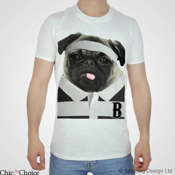 Barbarians Rugby T-Shirt Pug Barbarian Puppy Championship