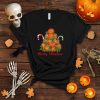 Basketball Merry Christmas Tree Light Balls Xmas Outfit 2021 T Shirt