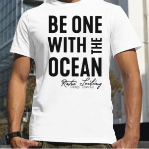 Be One With The Ocean Retro Sailing Camp David T Shirt