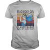 Beachbody girl classy sassy and a bit smart assy vintage retro shirt