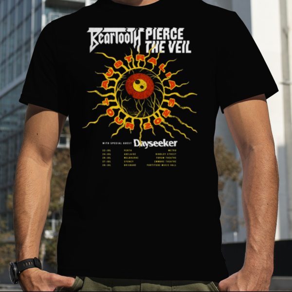 Beartooth X Pierce The Veil Australia Tour 2023 shirt