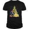Beauty And The Beast Christmas Tree shirt