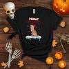 Bengal Cat Santa Hat Christmas T Shirt