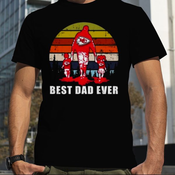 Best Dad Ever Kansas City Chiefs Vintage 2023 Shirt