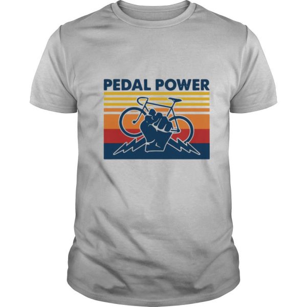 Bicycle Pedal Power Vintage Retro shirt