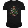Bicycle light Christmas tree shirt