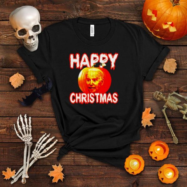 Biden pumpkin happy Christmas shirt