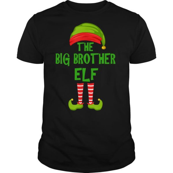 Big Brother Elf Matching Family Christmas Party Pajama shirt