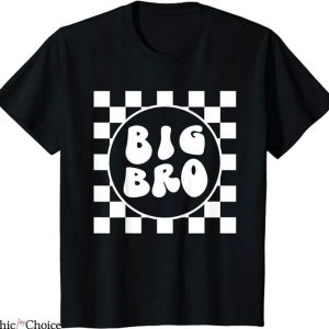 Big Brother T-Shirt Announcement Checkered T-Shirt Trending