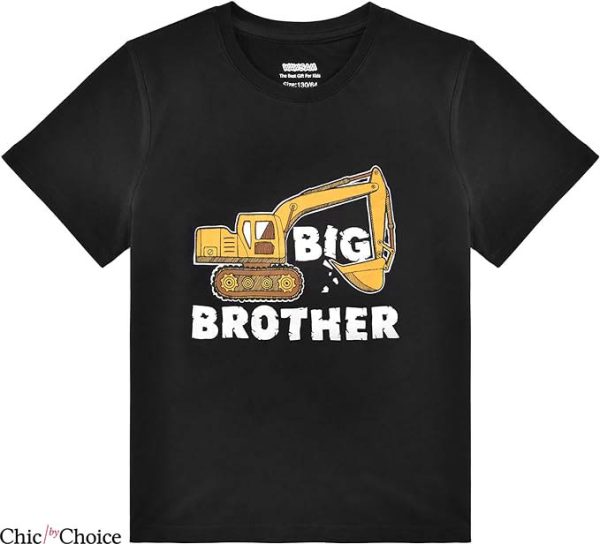 Big Brother T-Shirt Truck Toddler Boys T-Shirt Trending
