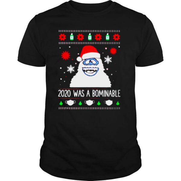 Bigfoot Santa 2020 was a Bominable Christmas shirt