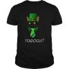 Black Business Cat Kitten St Patricks Leprechaun shirt