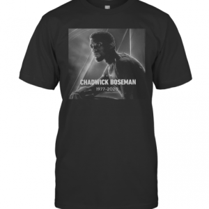 Black Panther Chadwick Boseman 1977 2020 T-Shirt