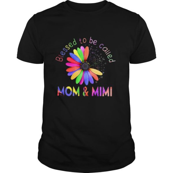 Blessed To Be Called Mom And Mimi Hippie shirt