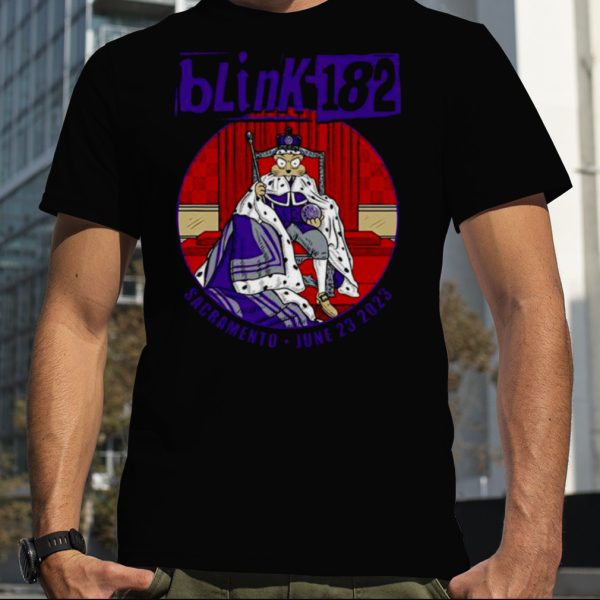 Blink 182 Sacramento Event Tee June 23 2023 x Sacramento Kings T Shirt