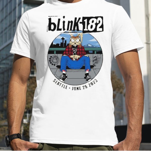 Blink 182 Seattle Event Tee x Seattle Kraken June 25 2023 T Shirt