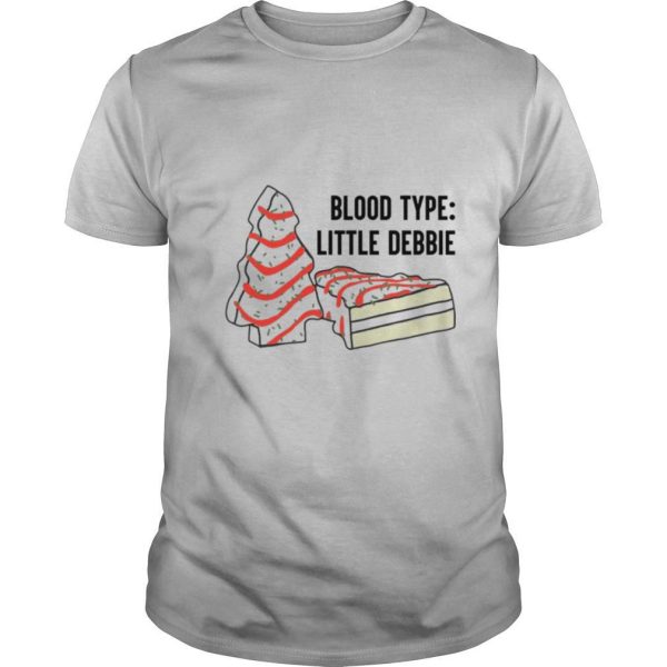 Blood Type Little Debbie Christmas Cake shirt