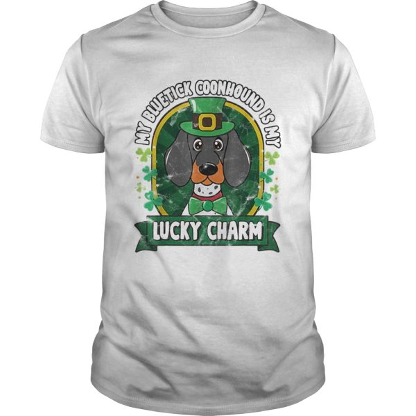 Bluetick Coonhound St Patricks Lucky Charm shirt