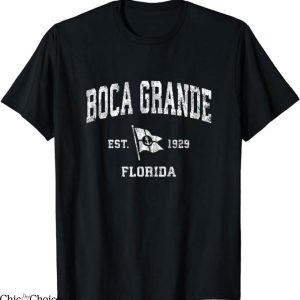Boca Juniors Retro T-Shirt Boca Grande FL Vintage NFL