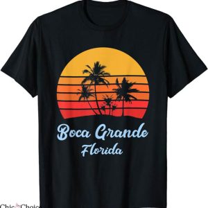 Boca Juniors Retro T-Shirt Boca Grande Florida Summer Shirt
