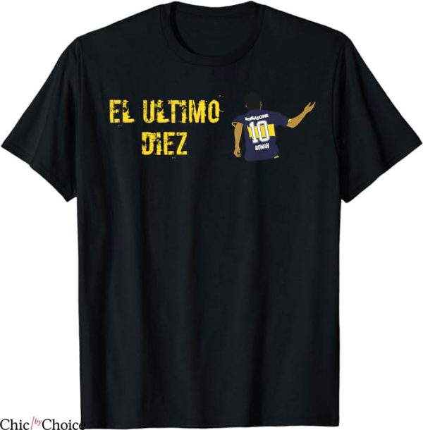 Boca Juniors Retro T-Shirt Boca Juniors Jersey T-Shirt NFL