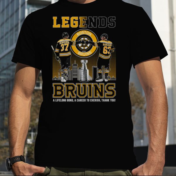 Boston Bruins Legends Bergeron And Marchand T Shirt