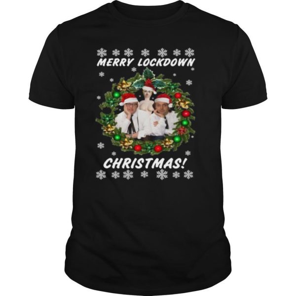 Bottom Merry Lockdown Christmas shirt